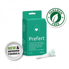Prefert vaginal lubricant, 8 applicators of 4ml