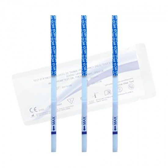 3 pregnancy test strips
