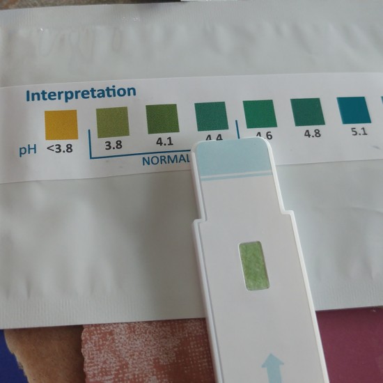 JusChek vaginal pH tests - 3.8 pH value