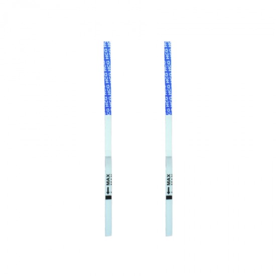 2 pregnancy test strips