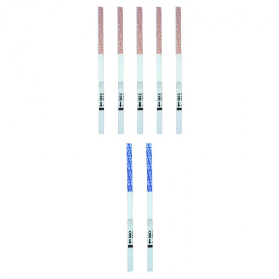 5 ovulation + 2 pregnancy test strips