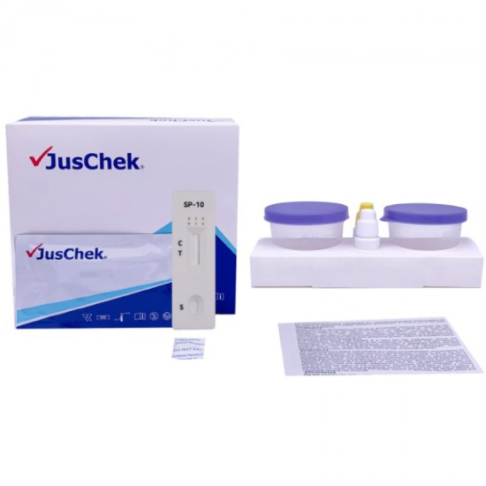 JusChek SP-10 male fertility test | Box contents