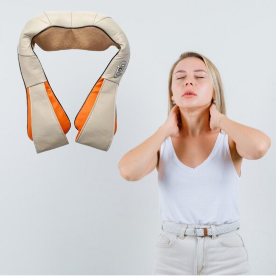 Shiatsu massage device for neck