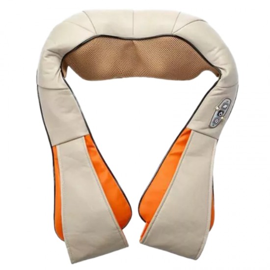 Shiatsu massage device for neck, back, waist, legs, with infrared heat