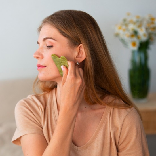 Jade Roller & Gua Sha από Νεφρίτη
