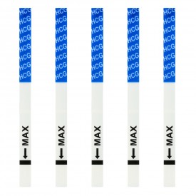 5 pregnancy test strips