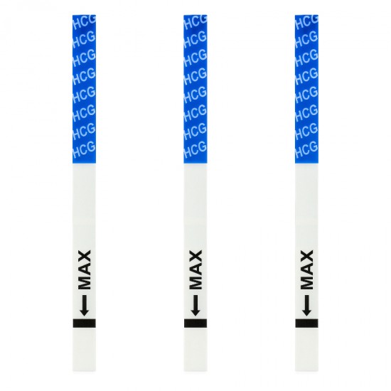 3 pregnancy test strips