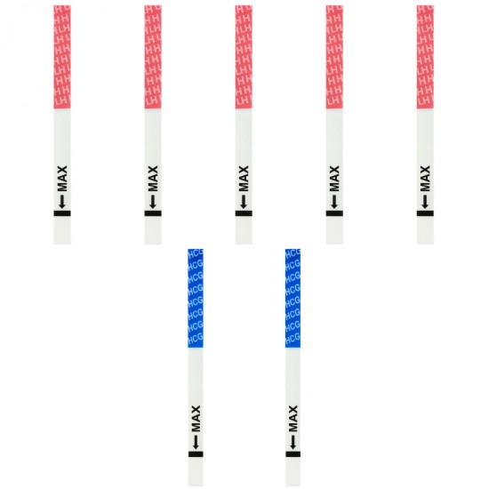 5 ovulation + 2 pregnancy test strips