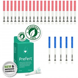 Prefert vaginal lubricant + 20 ovulation + 5 pregnancy test strips