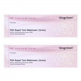 2 SingClean FSH midstream tests