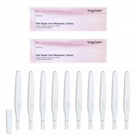 2 FSH tests + 10 ovulation midstream tests