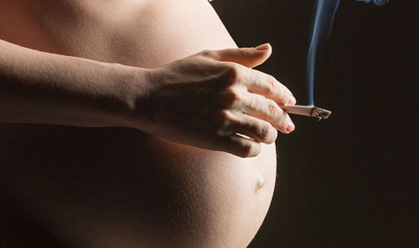 Smoking pregnant