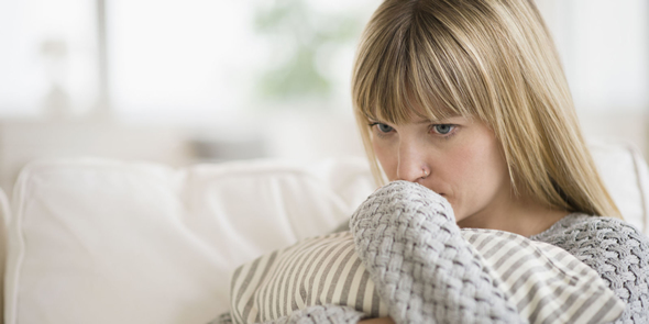 Pensive woman