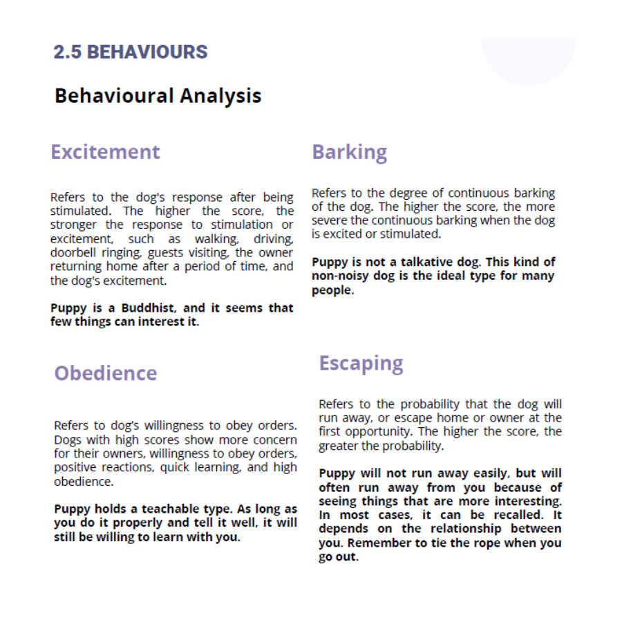 demo report