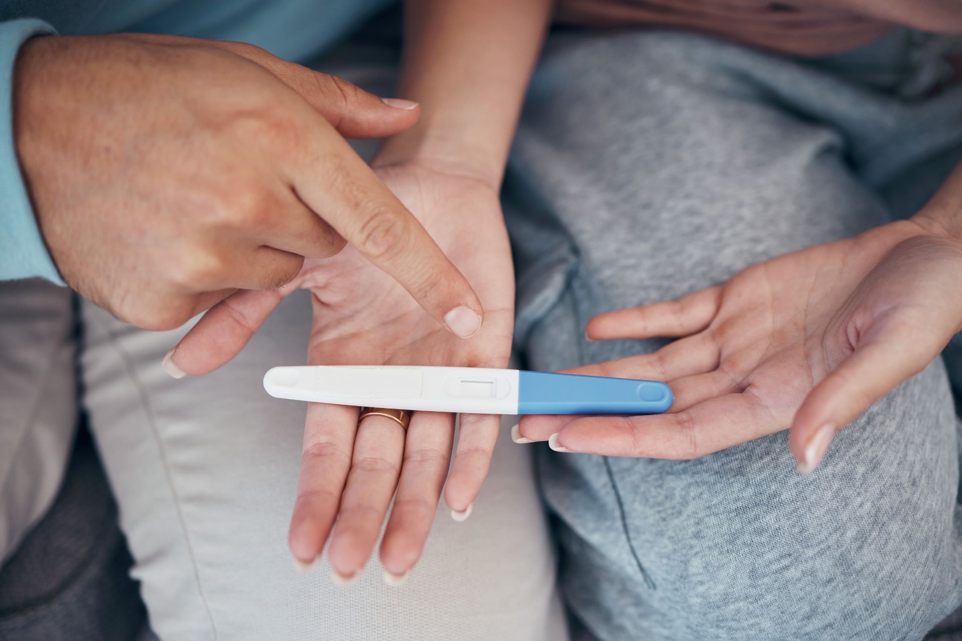 Faint line on pregnancy test