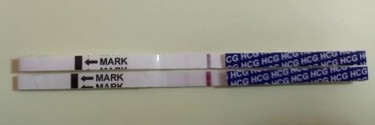 HomeTest pregnancy test strip