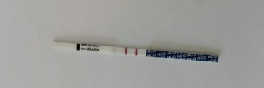 HomeTest pregnancy test strip